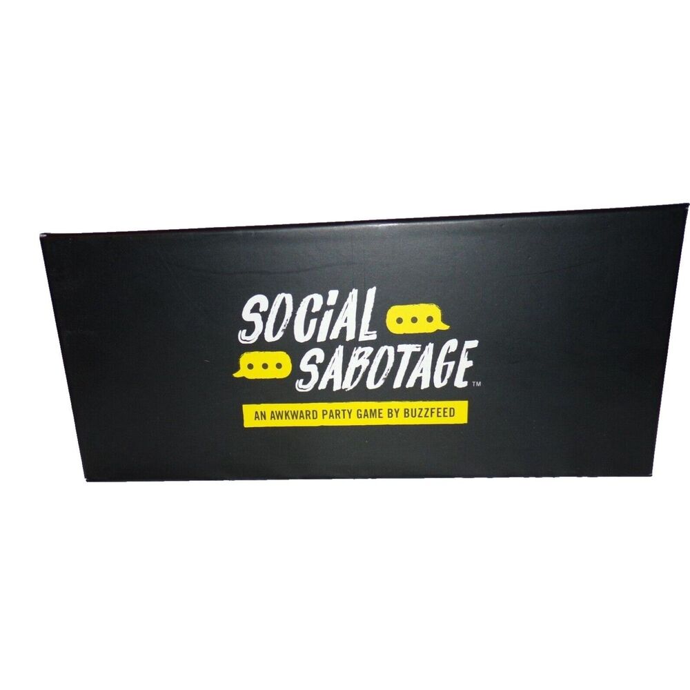 Social Sabotage Card Game